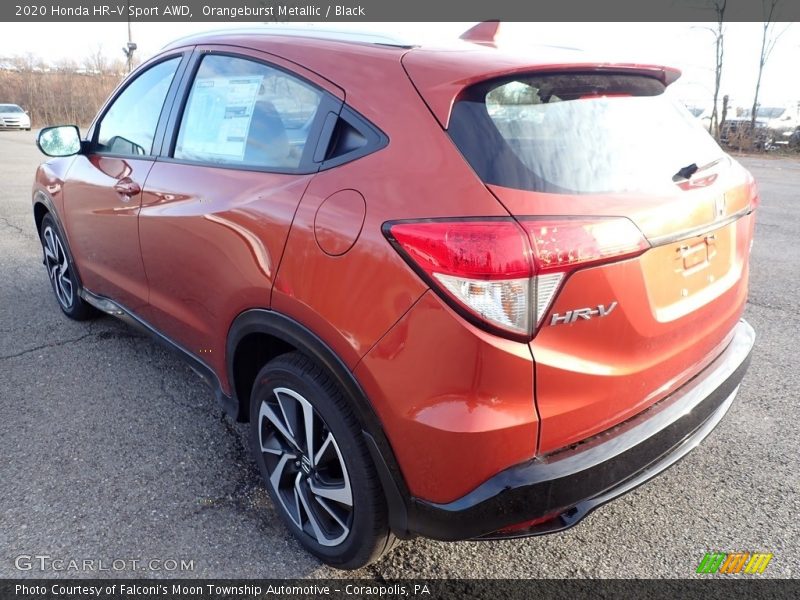 Orangeburst Metallic / Black 2020 Honda HR-V Sport AWD