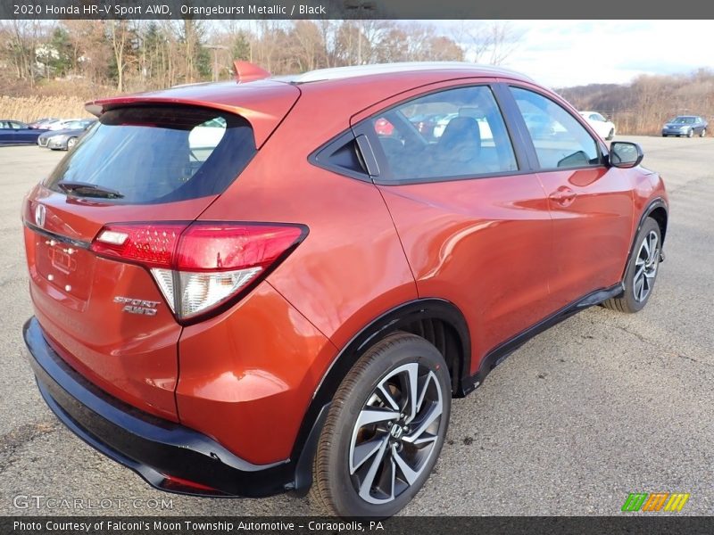 Orangeburst Metallic / Black 2020 Honda HR-V Sport AWD