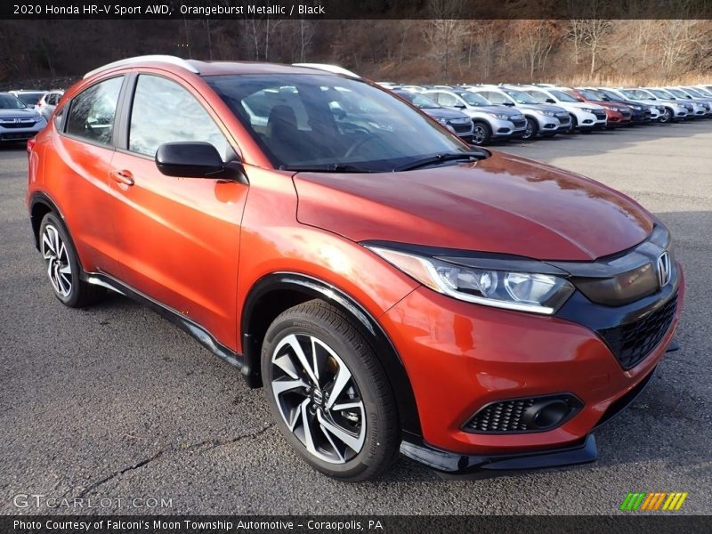 Orangeburst Metallic / Black 2020 Honda HR-V Sport AWD