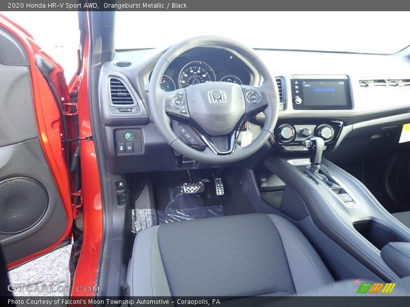 Orangeburst Metallic / Black 2020 Honda HR-V Sport AWD
