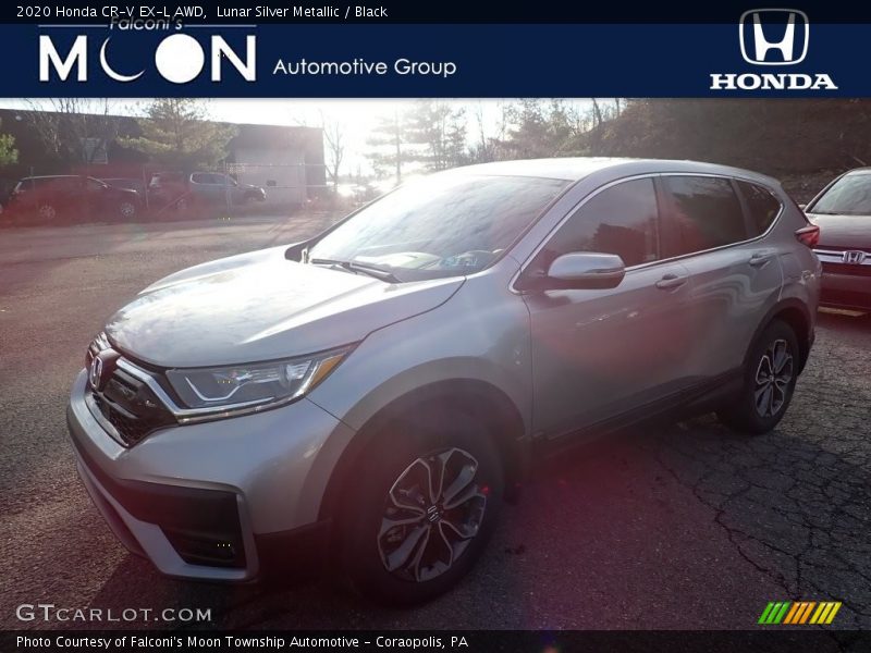 Lunar Silver Metallic / Black 2020 Honda CR-V EX-L AWD