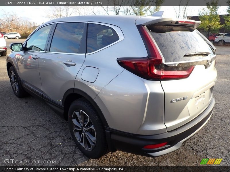 Lunar Silver Metallic / Black 2020 Honda CR-V EX-L AWD