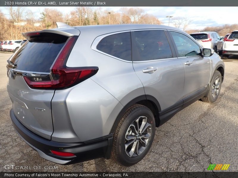 Lunar Silver Metallic / Black 2020 Honda CR-V EX-L AWD