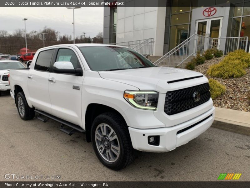 Super White / Black 2020 Toyota Tundra Platinum CrewMax 4x4