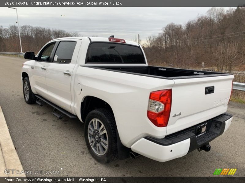 Super White / Black 2020 Toyota Tundra Platinum CrewMax 4x4