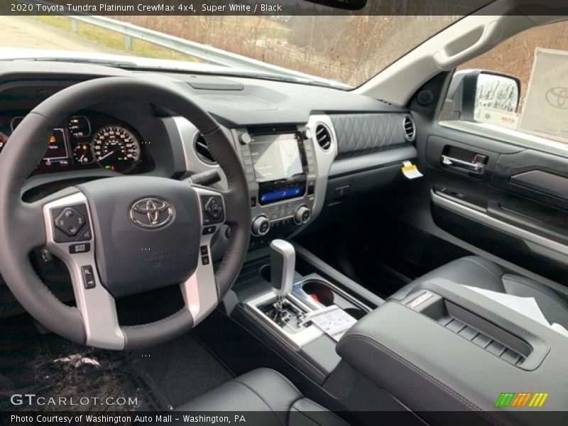 Super White / Black 2020 Toyota Tundra Platinum CrewMax 4x4