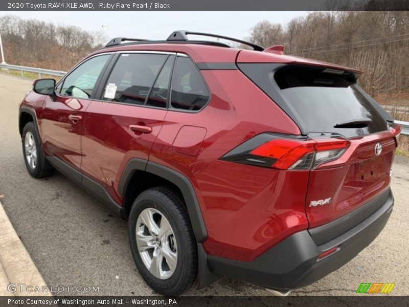 Ruby Flare Pearl / Black 2020 Toyota RAV4 XLE AWD