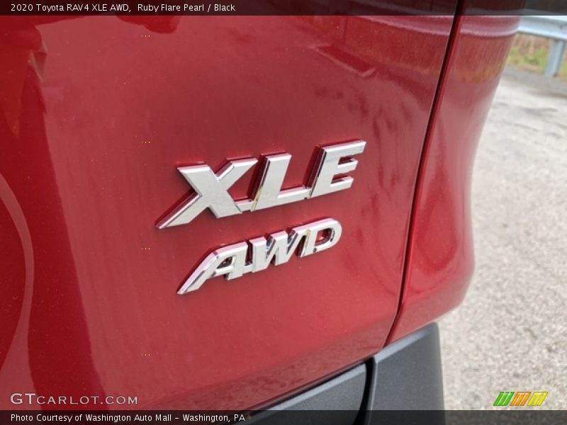Ruby Flare Pearl / Black 2020 Toyota RAV4 XLE AWD
