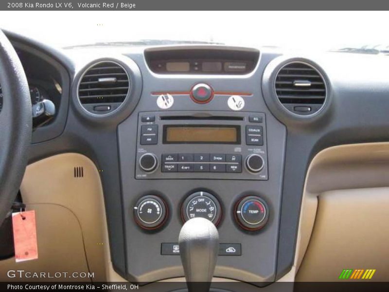 Volcanic Red / Beige 2008 Kia Rondo LX V6