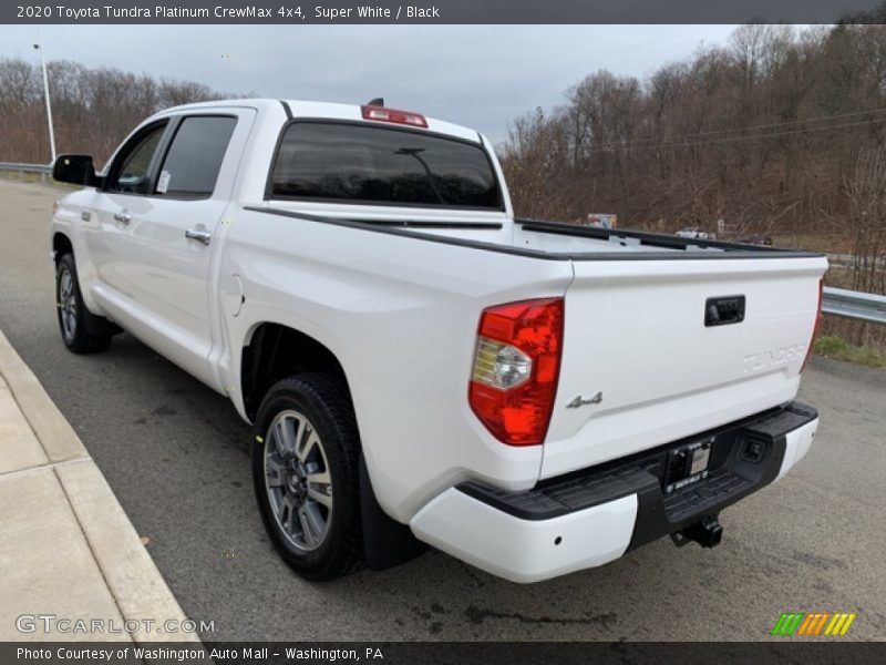 Super White / Black 2020 Toyota Tundra Platinum CrewMax 4x4