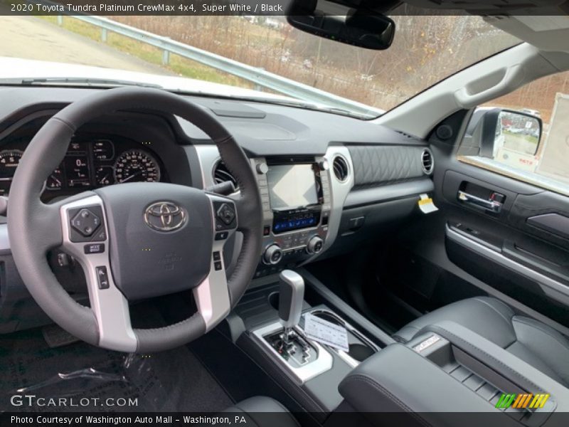 Super White / Black 2020 Toyota Tundra Platinum CrewMax 4x4