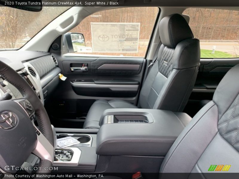 Super White / Black 2020 Toyota Tundra Platinum CrewMax 4x4