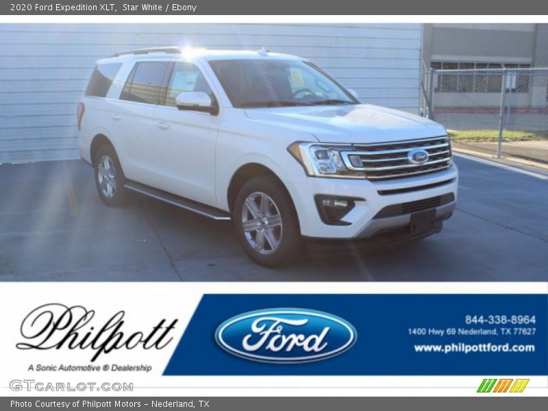 Star White / Ebony 2020 Ford Expedition XLT