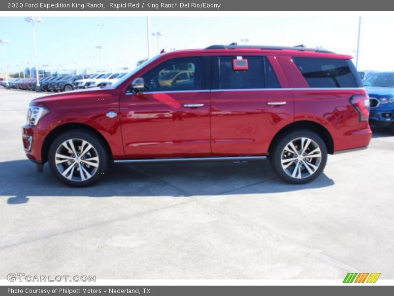 Rapid Red / King Ranch Del Rio/Ebony 2020 Ford Expedition King Ranch