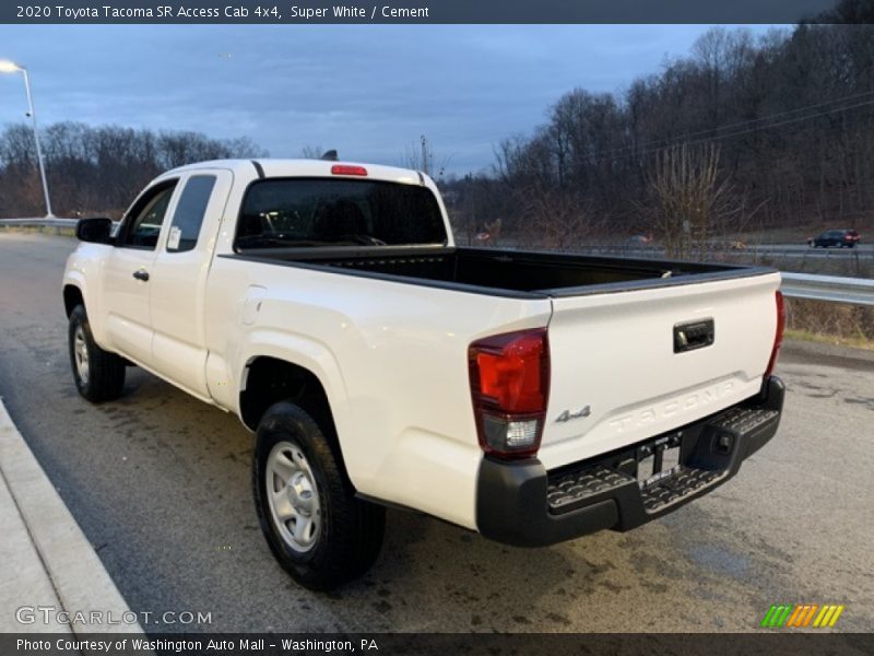 Super White / Cement 2020 Toyota Tacoma SR Access Cab 4x4