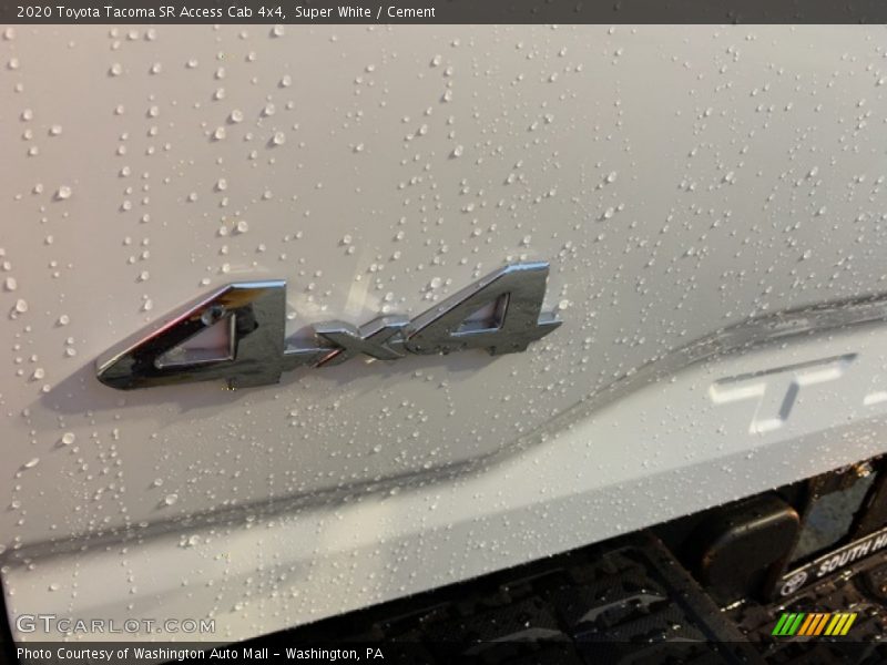 Super White / Cement 2020 Toyota Tacoma SR Access Cab 4x4