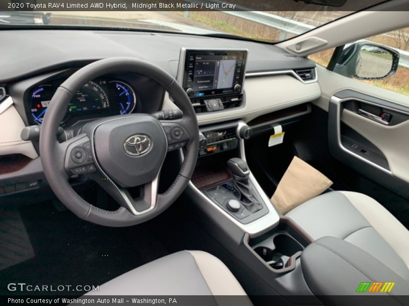  2020 RAV4 Limited AWD Hybrid Light Gray Interior