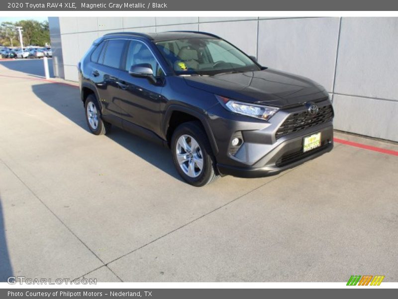 Magnetic Gray Metallic / Black 2020 Toyota RAV4 XLE