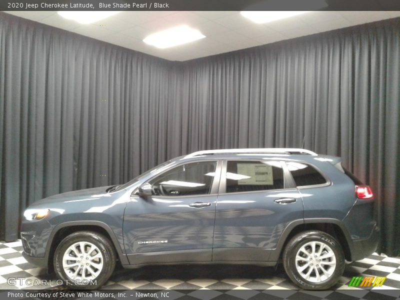 Blue Shade Pearl / Black 2020 Jeep Cherokee Latitude