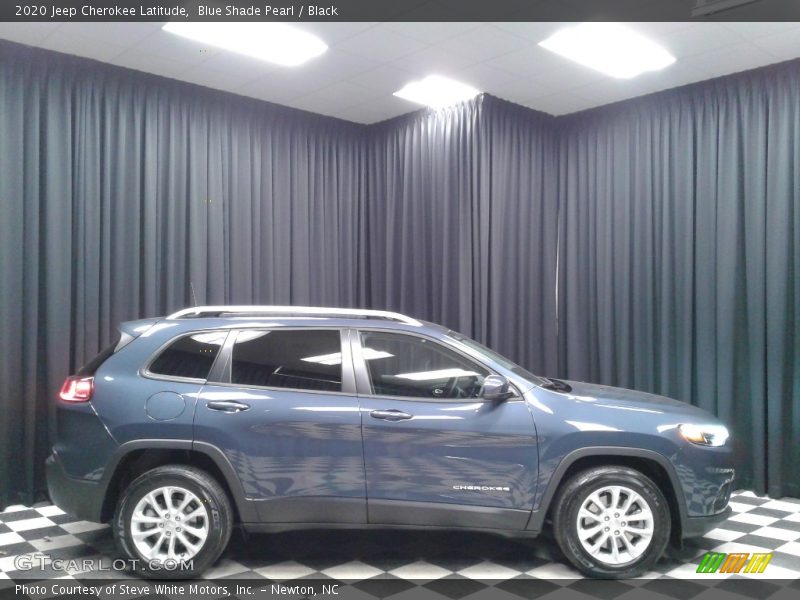 Blue Shade Pearl / Black 2020 Jeep Cherokee Latitude