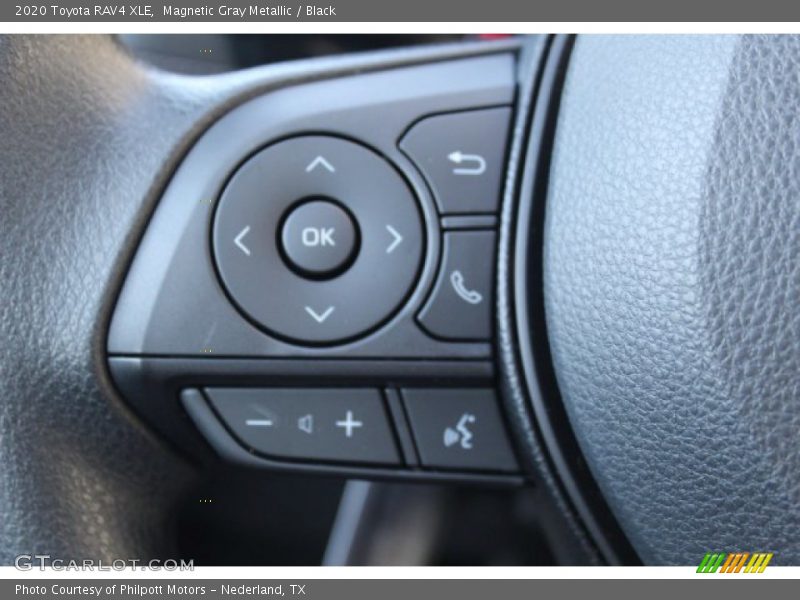 Magnetic Gray Metallic / Black 2020 Toyota RAV4 XLE