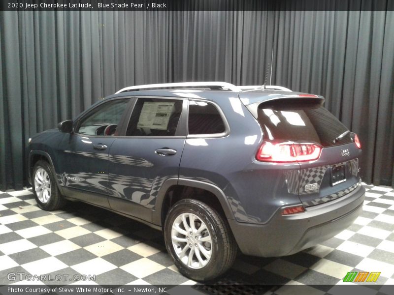 Blue Shade Pearl / Black 2020 Jeep Cherokee Latitude