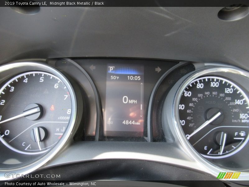 Midnight Black Metallic / Black 2019 Toyota Camry LE
