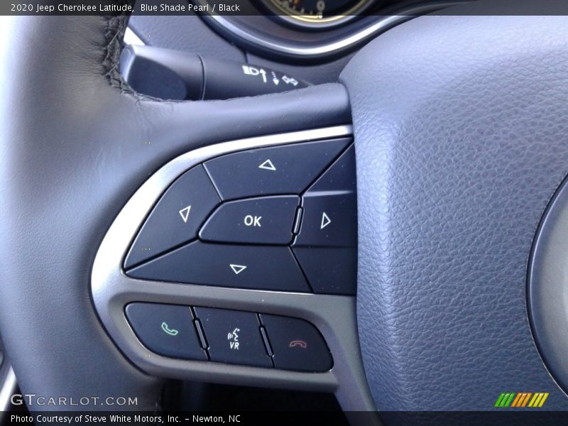 Blue Shade Pearl / Black 2020 Jeep Cherokee Latitude