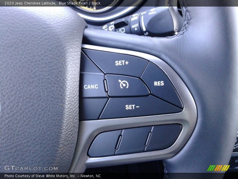 Blue Shade Pearl / Black 2020 Jeep Cherokee Latitude