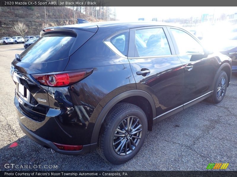 Jet Black Mica / Black 2020 Mazda CX-5 Sport AWD