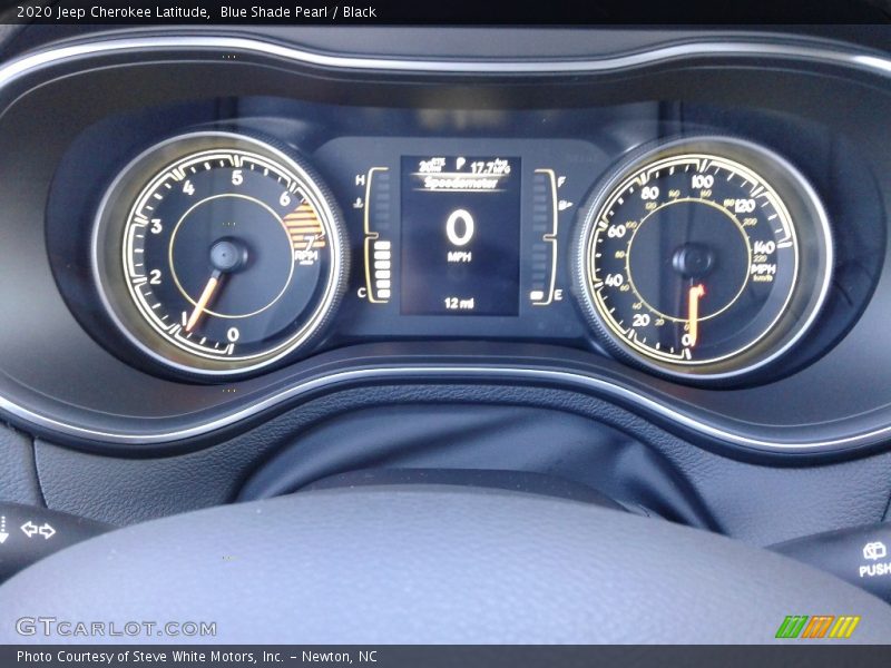 Blue Shade Pearl / Black 2020 Jeep Cherokee Latitude