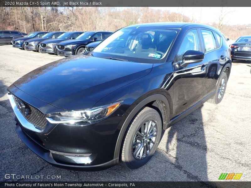 Jet Black Mica / Black 2020 Mazda CX-5 Sport AWD