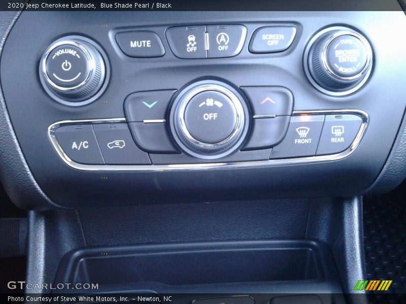 Blue Shade Pearl / Black 2020 Jeep Cherokee Latitude