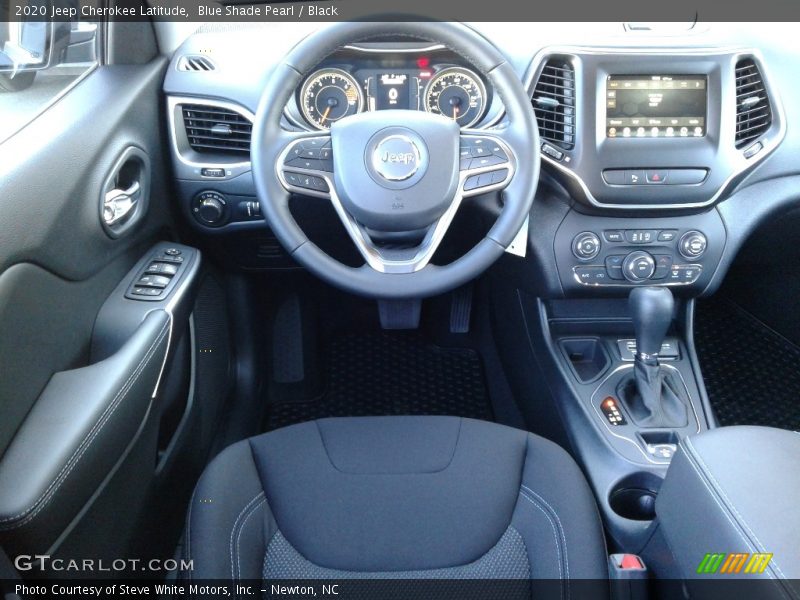 Blue Shade Pearl / Black 2020 Jeep Cherokee Latitude