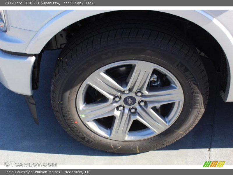 Ingot Silver / Black 2019 Ford F150 XLT SuperCrew