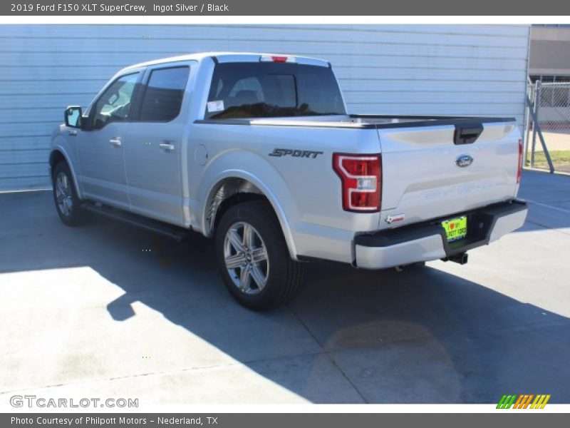 Ingot Silver / Black 2019 Ford F150 XLT SuperCrew