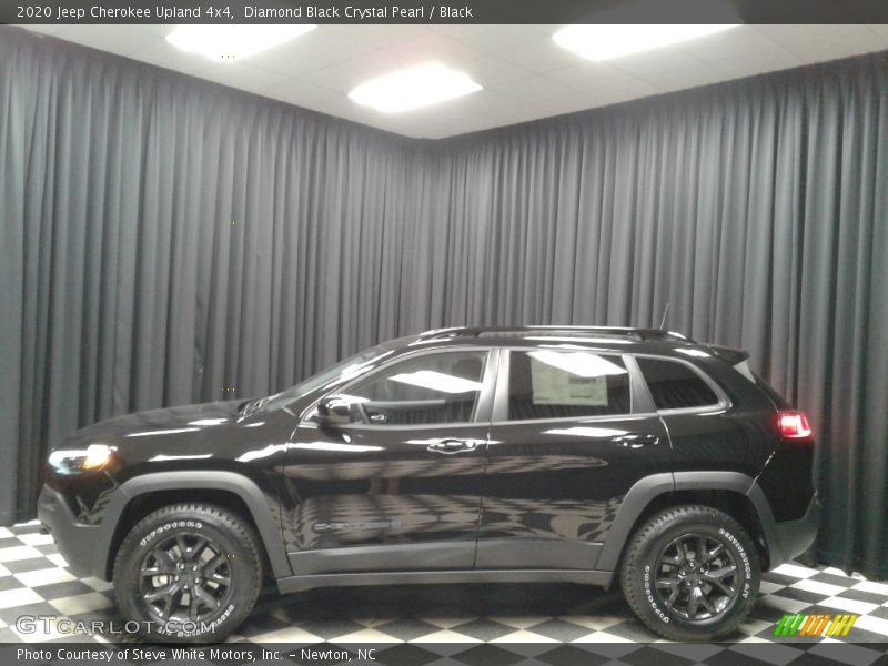 Diamond Black Crystal Pearl / Black 2020 Jeep Cherokee Upland 4x4