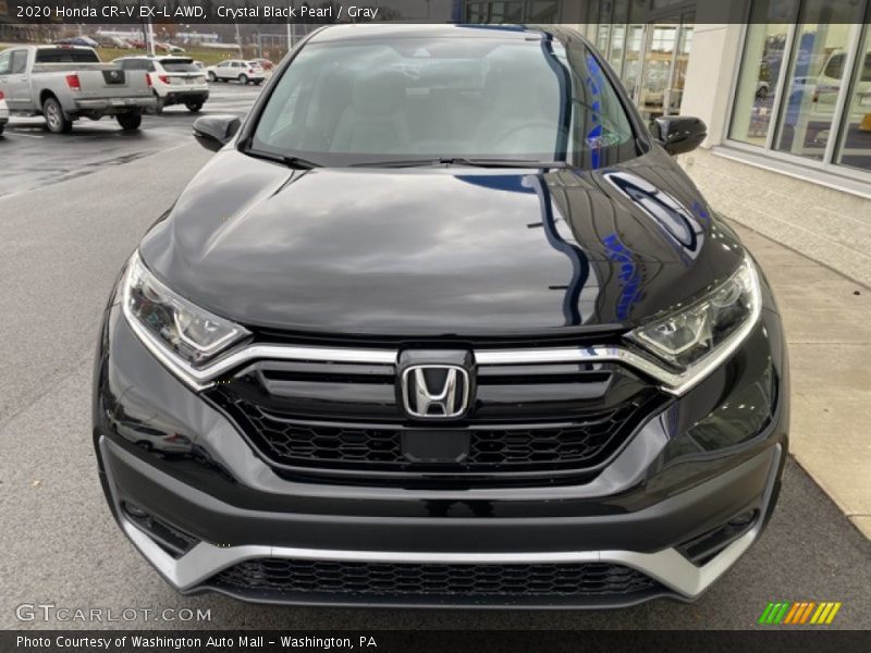 Crystal Black Pearl / Gray 2020 Honda CR-V EX-L AWD