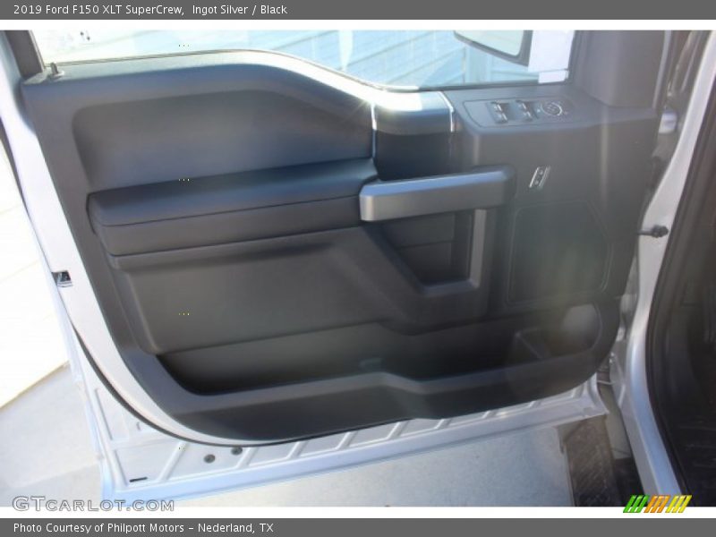 Ingot Silver / Black 2019 Ford F150 XLT SuperCrew