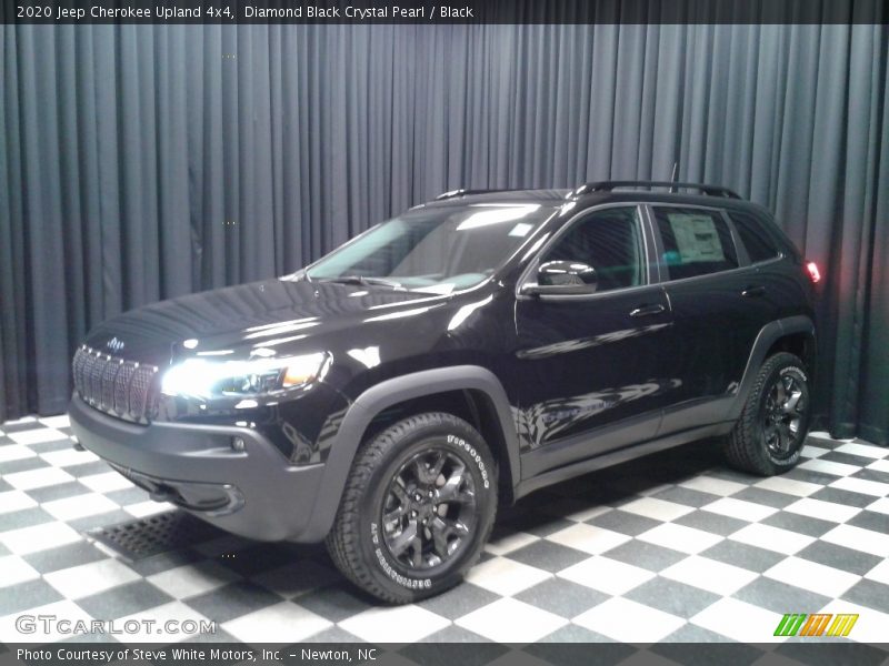 Diamond Black Crystal Pearl / Black 2020 Jeep Cherokee Upland 4x4