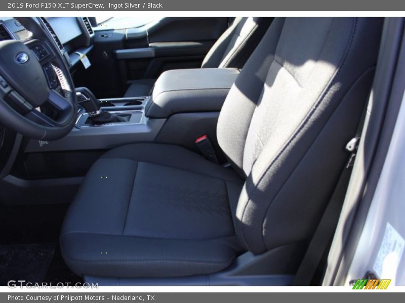 Ingot Silver / Black 2019 Ford F150 XLT SuperCrew
