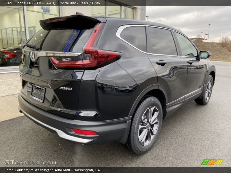 Crystal Black Pearl / Gray 2020 Honda CR-V EX-L AWD