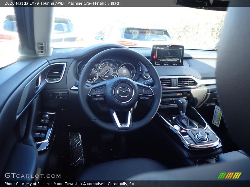 Machine Gray Metallic / Black 2020 Mazda CX-9 Touring AWD