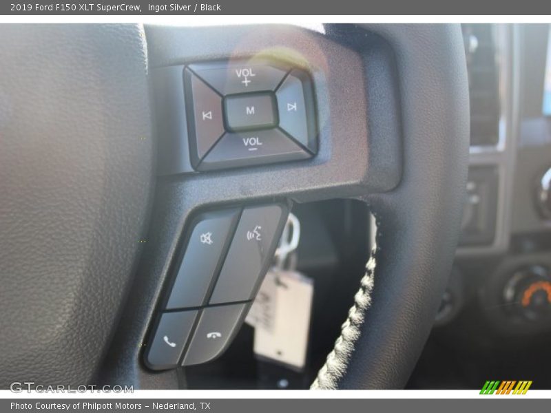 Ingot Silver / Black 2019 Ford F150 XLT SuperCrew