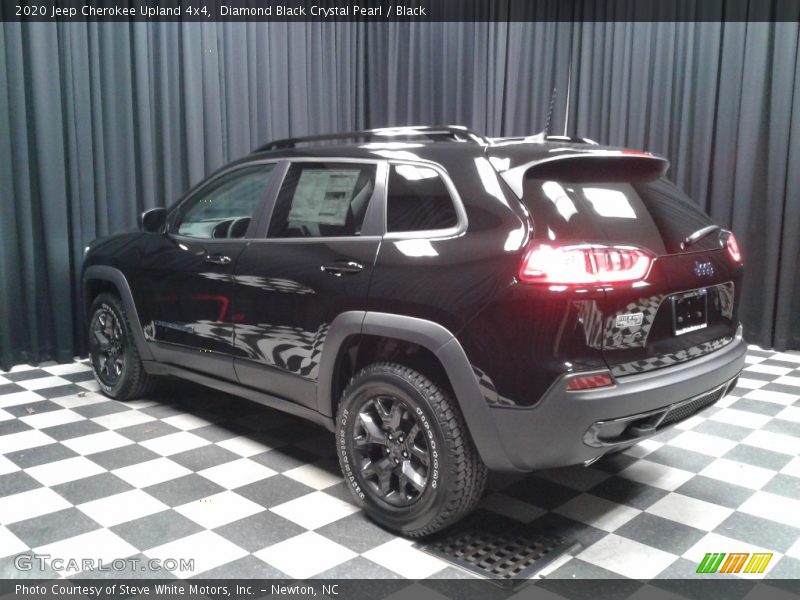 Diamond Black Crystal Pearl / Black 2020 Jeep Cherokee Upland 4x4