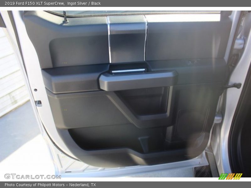 Ingot Silver / Black 2019 Ford F150 XLT SuperCrew