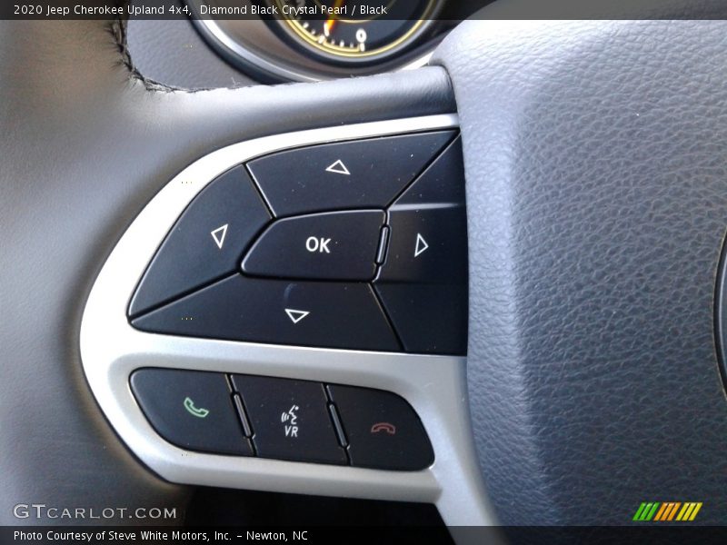 Diamond Black Crystal Pearl / Black 2020 Jeep Cherokee Upland 4x4