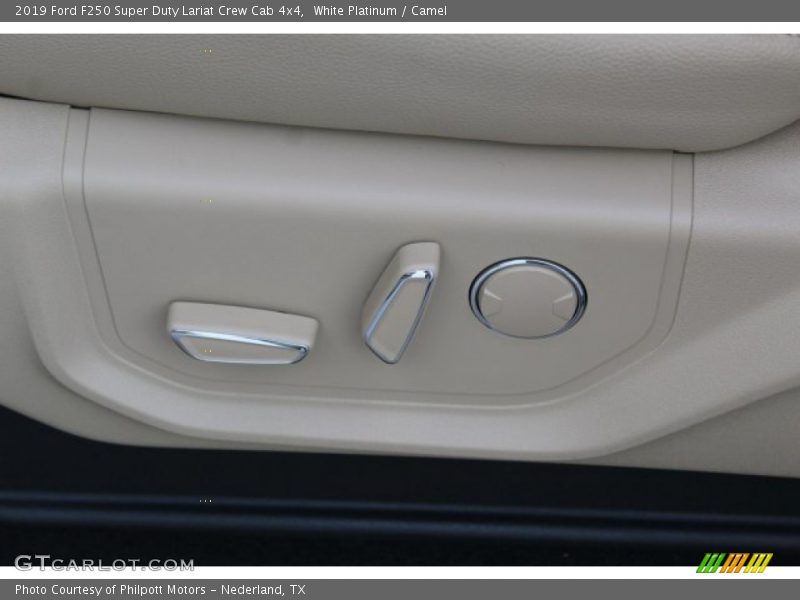 White Platinum / Camel 2019 Ford F250 Super Duty Lariat Crew Cab 4x4