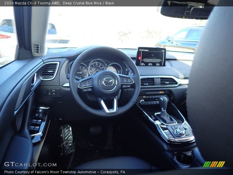 Deep Crystal Blue Mica / Black 2020 Mazda CX-9 Touring AWD