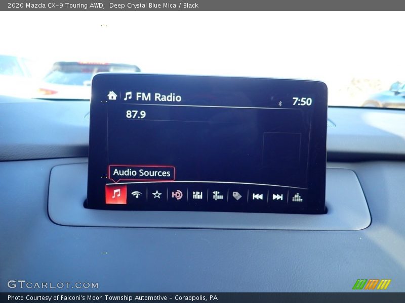 Deep Crystal Blue Mica / Black 2020 Mazda CX-9 Touring AWD